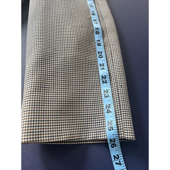 VTG London‎ Fog Men's Houndstooth Single Breast Overcoat 42 Long - Picture 10 of 11